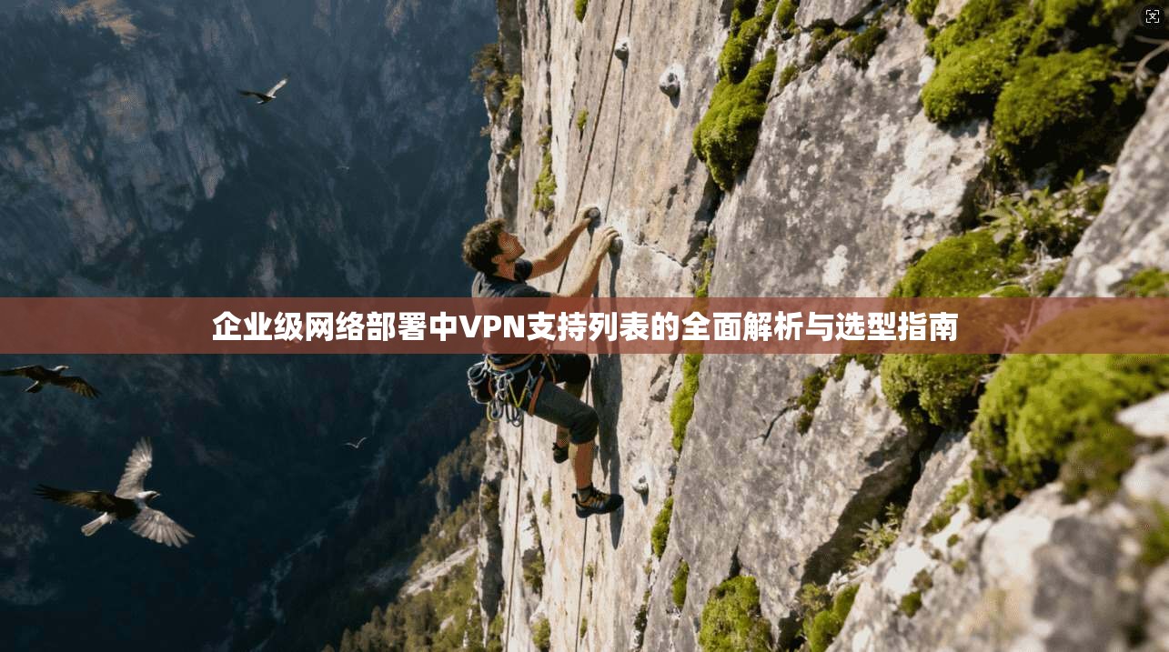 企业级网络部署中VPN支持列表的全面解析与选型指南