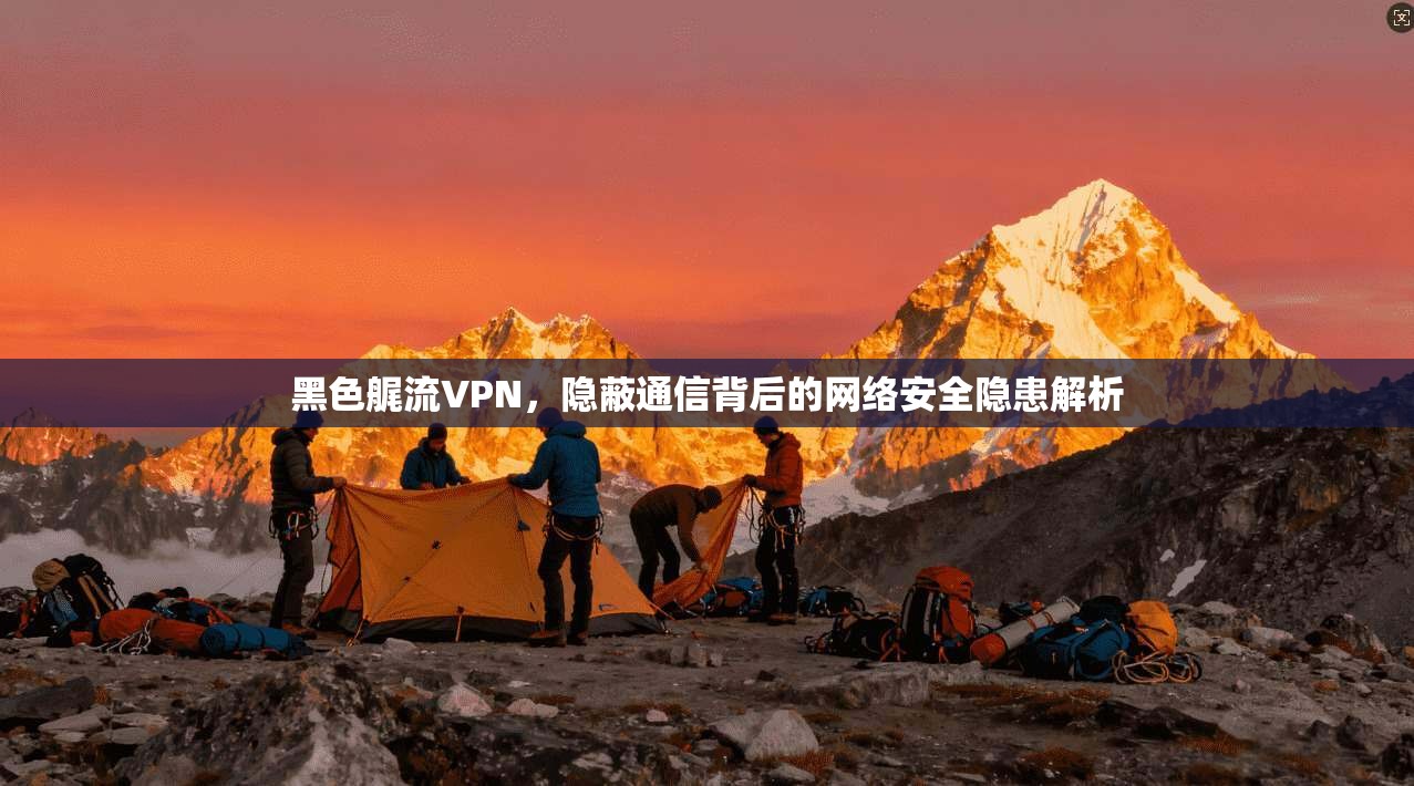 黑色艉流VPN,隐蔽通信背后的网络安全隐患解析