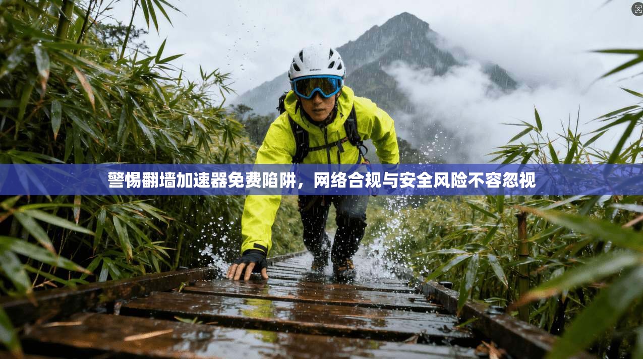 警惕翻墙加速器免费陷阱,网络合规与安全风险不容忽视