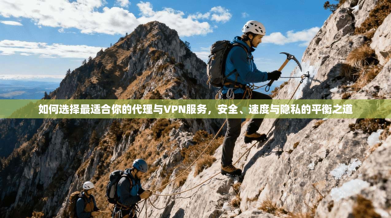 如何选择最适合你的代理与VPN服务，安全、速度与隐私的平衡之道