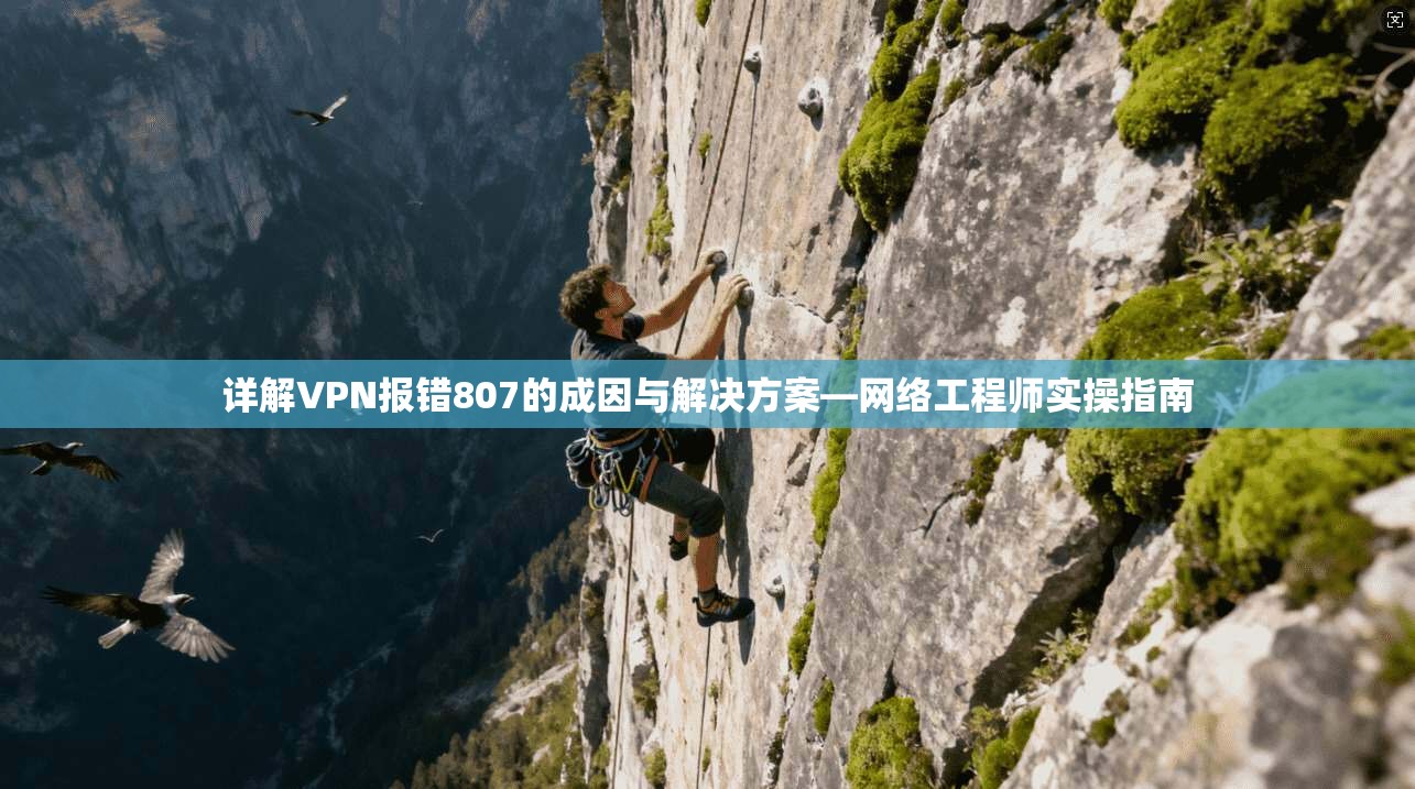 详解VPN报错807的成因与解决方案—网络工程师实操指南
