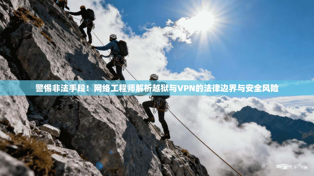 警惕非法手段!网络工程师解析越狱与VPN的法律边界与安全风险