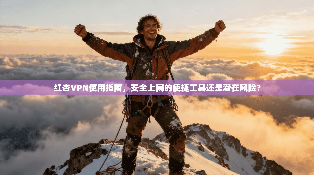 红杏VPN使用指南,安全上网的便捷工具还是潜在风险?