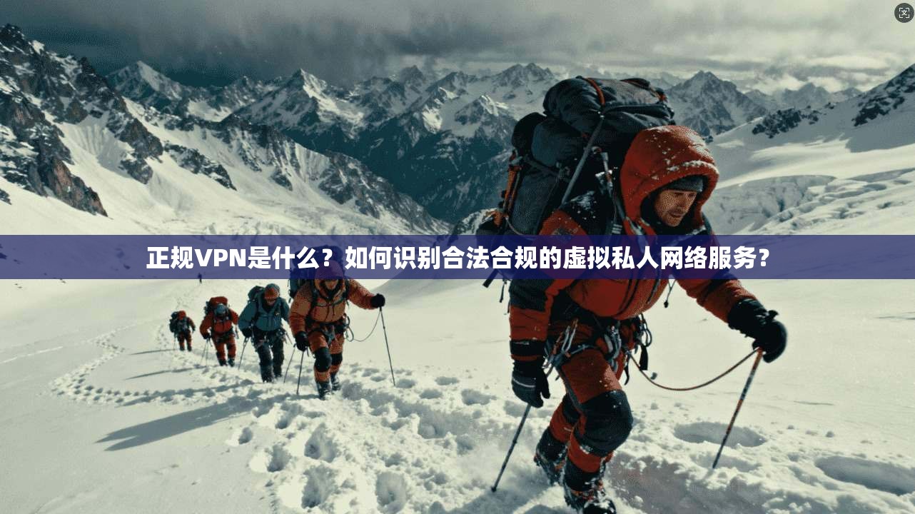 正规VPN是什么?如何识别合法合规的虚拟私人网络服务?