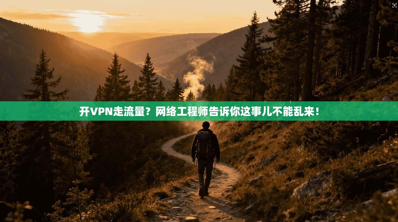 开VPN走流量？网络工程师告诉你这事儿不能乱来！