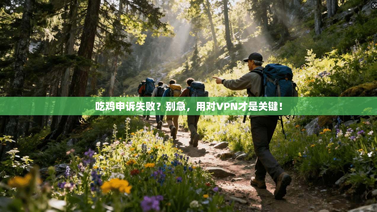 吃鸡申诉失败？别急，用对VPN才是关键！
