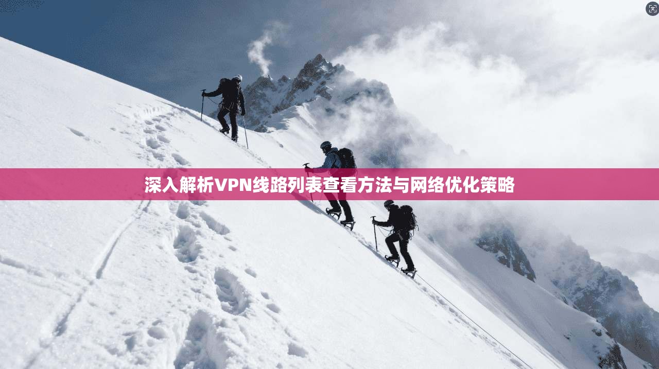深入解析VPN线路列表查看方法与网络优化策略