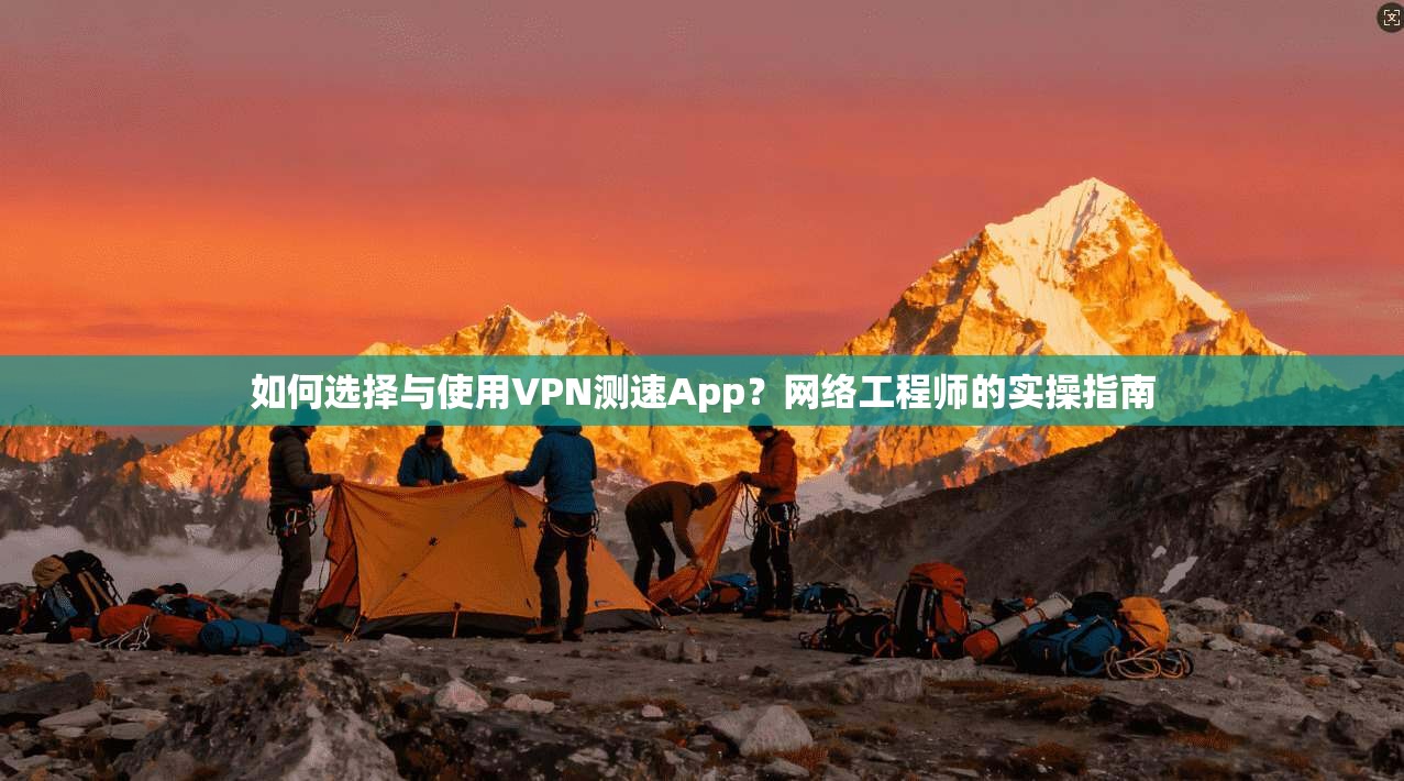 如何选择与使用VPN测速App？网络工程师的实操指南