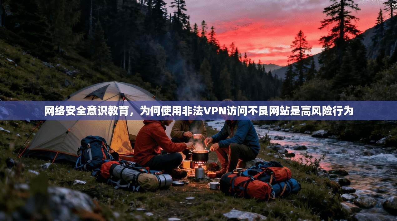 网络安全意识教育，为何使用非法VPN访问不良网站是高风险行为