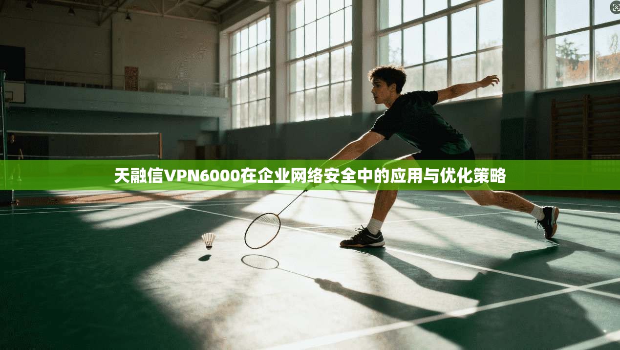 天融信VPN6000在企业网络安全中的应用与优化策略