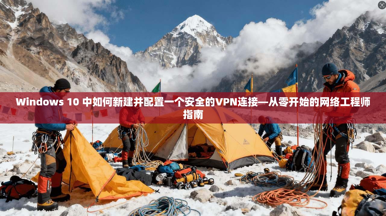 Windows 10 中如何新建并配置一个安全的VPN连接—从零开始的网络工程师指南