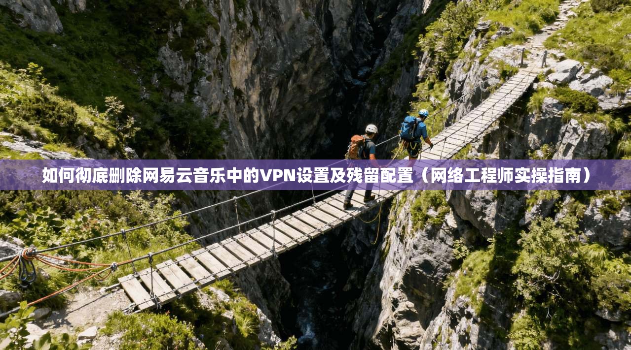 如何彻底删除网易云音乐中的VPN设置及残留配置(网络工程师实操指南)