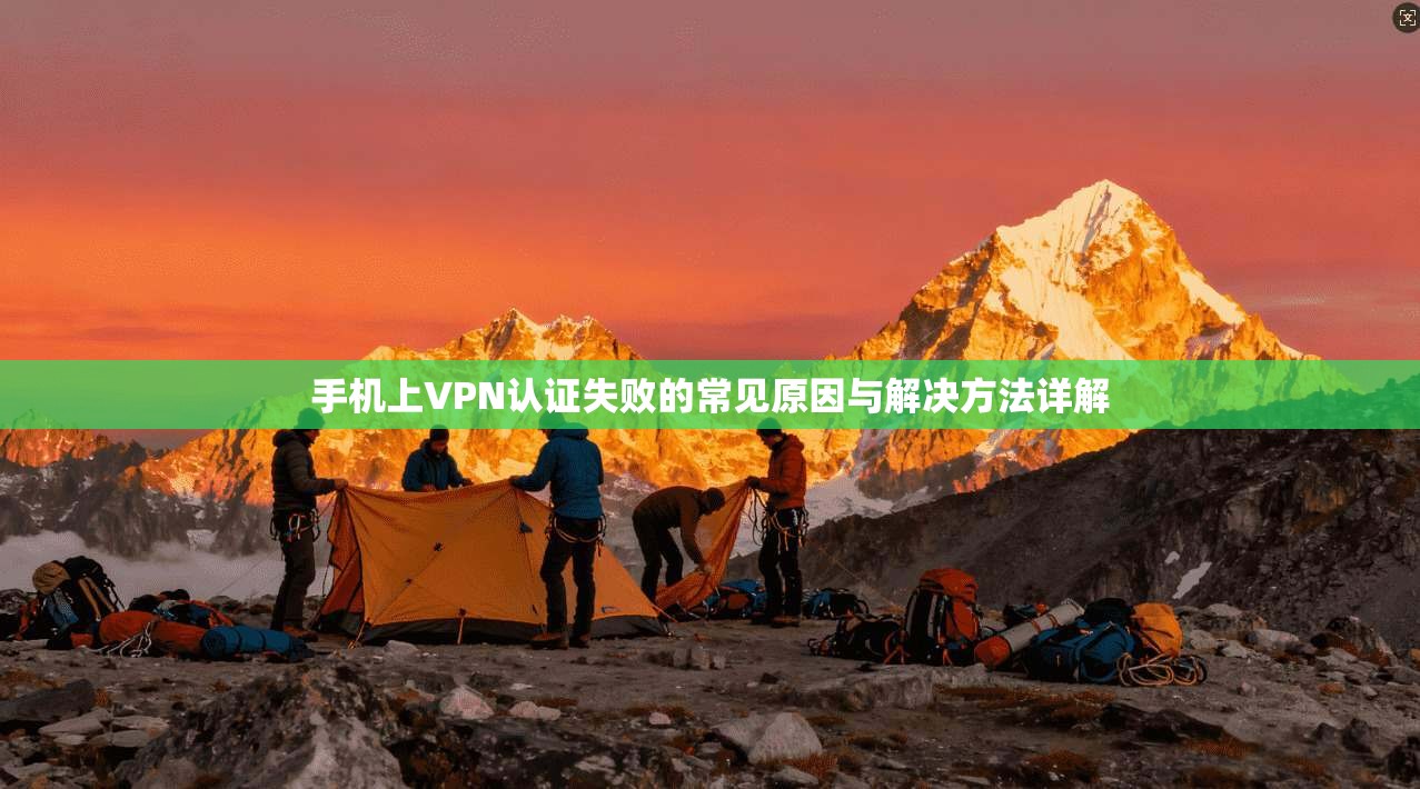 手机上VPN认证失败的常见原因与解决方法详解