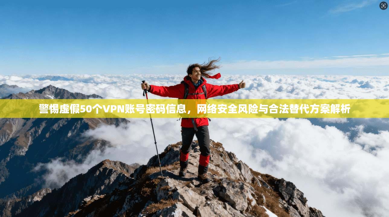 警惕虚假50个VPN账号密码信息，网络安全风险与合法替代方案解析