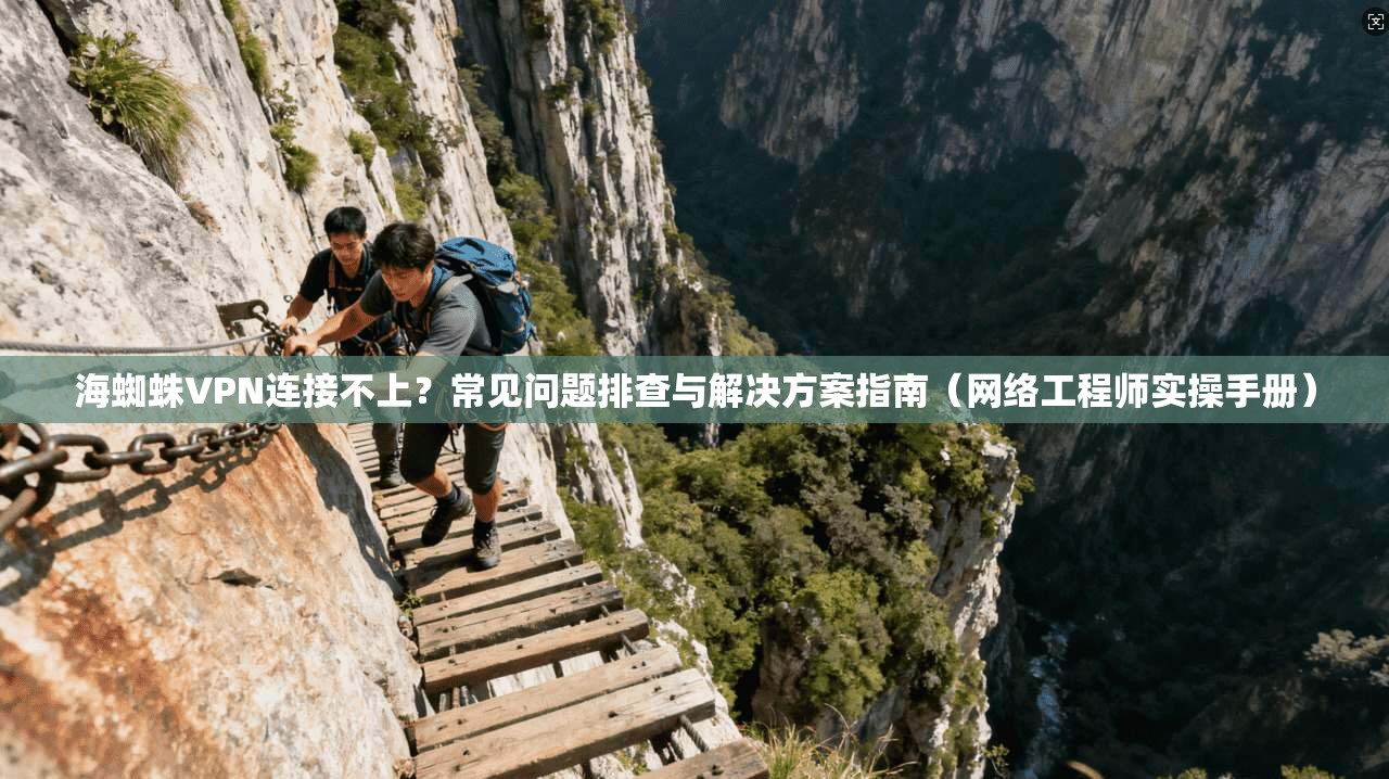 海蜘蛛VPN连接不上?常见问题排查与解决方案指南(网络工程师实操手册)