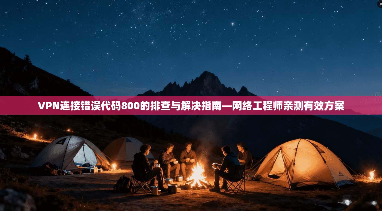 VPN连接错误代码800的排查与解决指南—网络工程师亲测有效方案