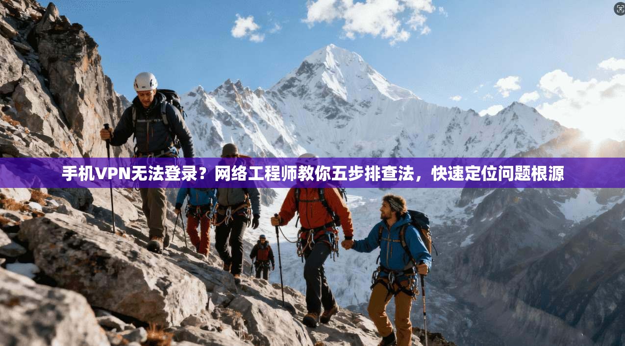 手机VPN无法登录?网络工程师教你五步排查法,快速定位问题根源