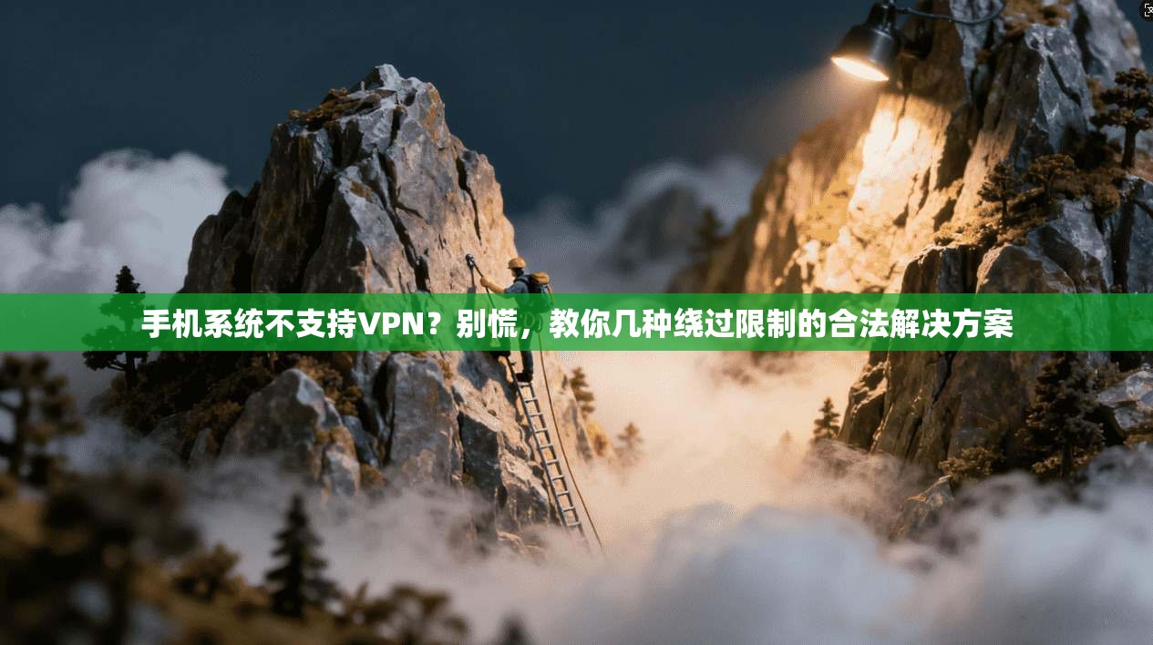 手机系统不支持VPN？别慌，教你几种绕过限制的合法解决方案