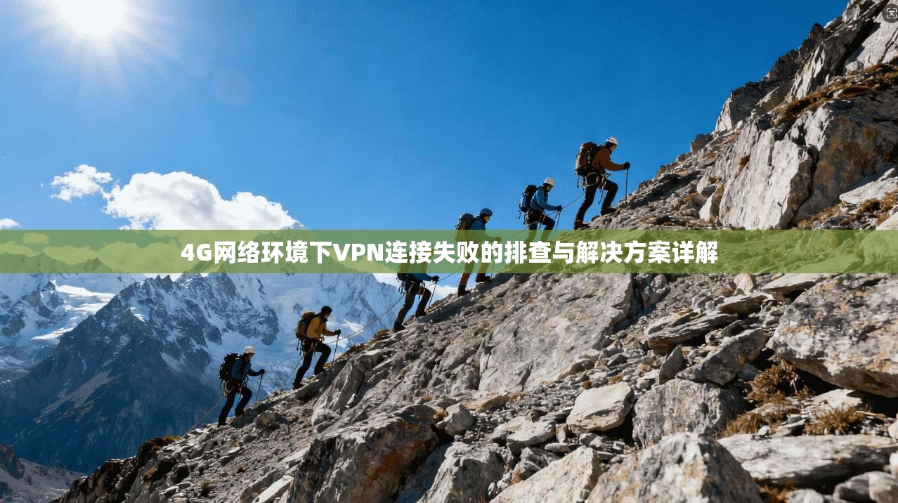 4G网络环境下VPN连接失败的排查与解决方案详解