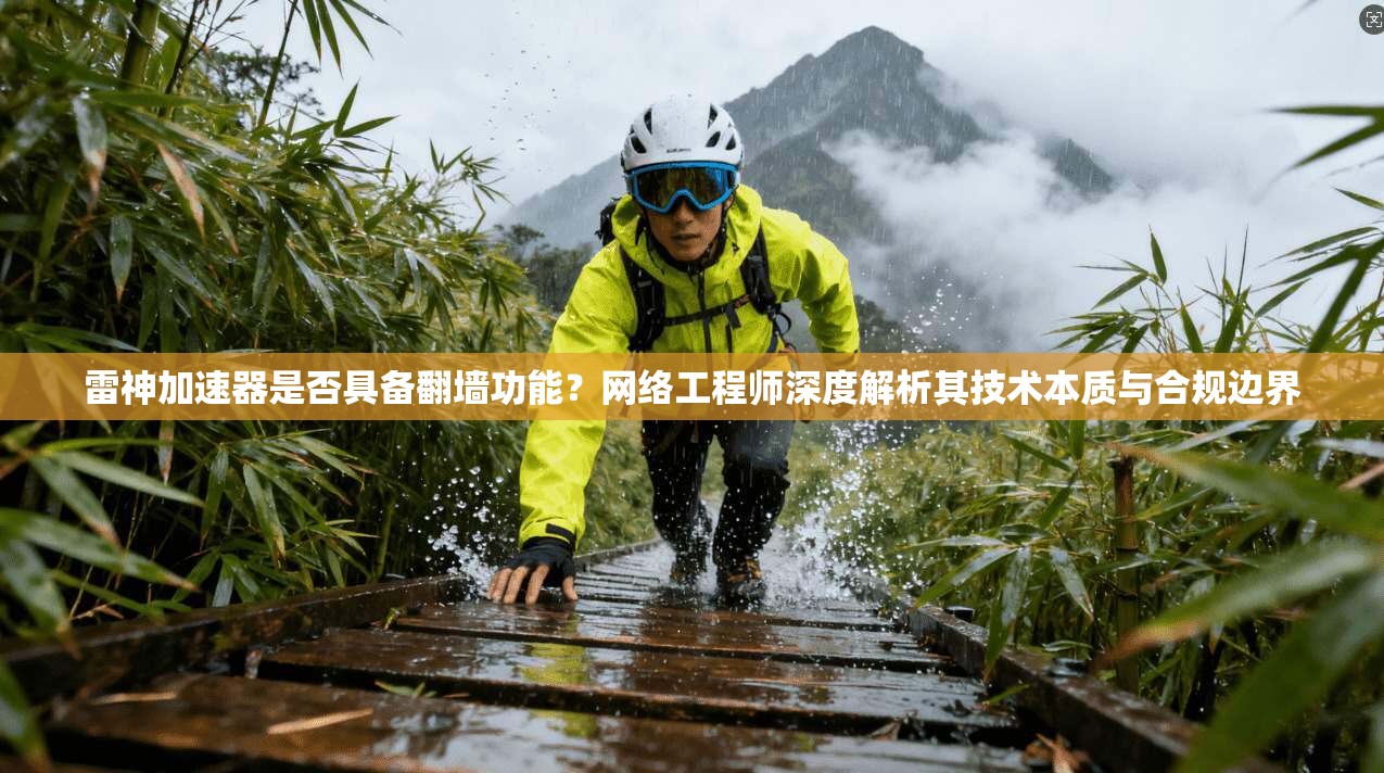 雷神加速器是否具备翻墙功能?网络工程师深度解析其技术本质与合规边界